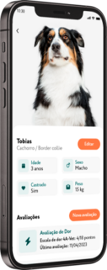 Mockup vetpain app